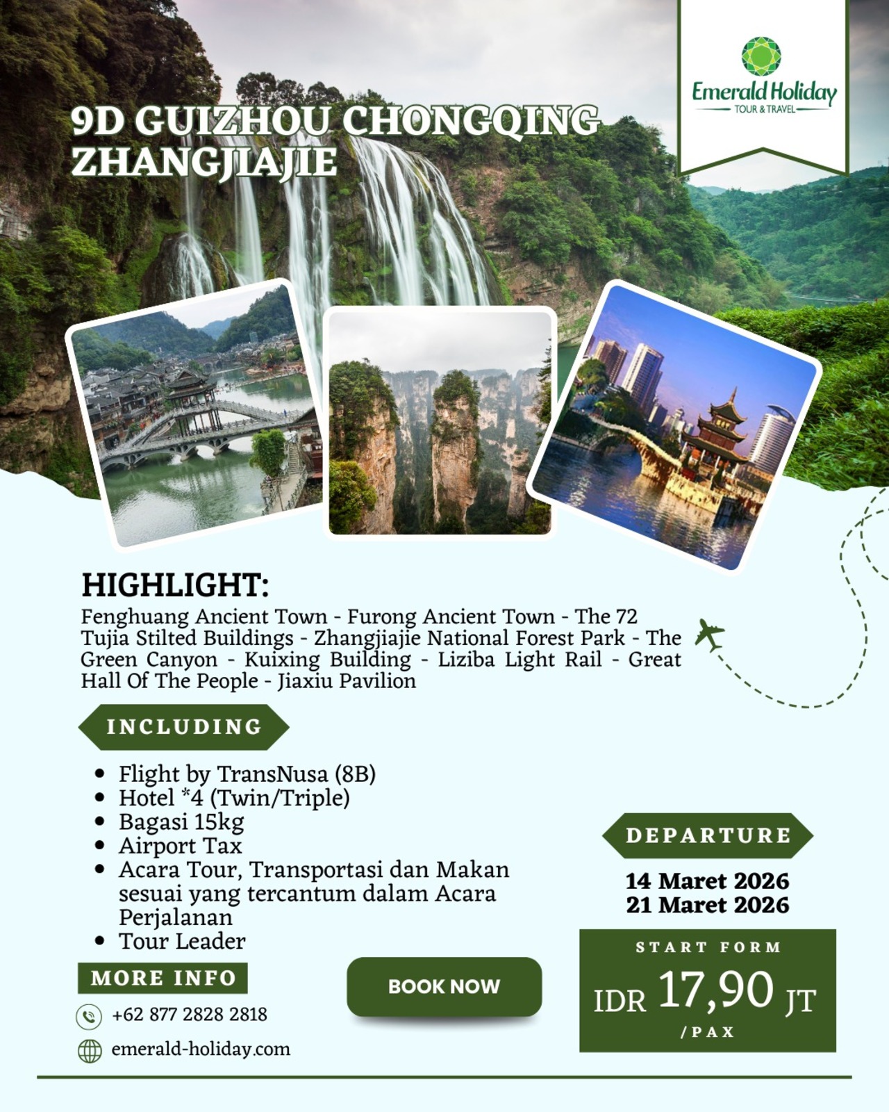 GUIZHOU CHONGQING ZHANGJIAJIE